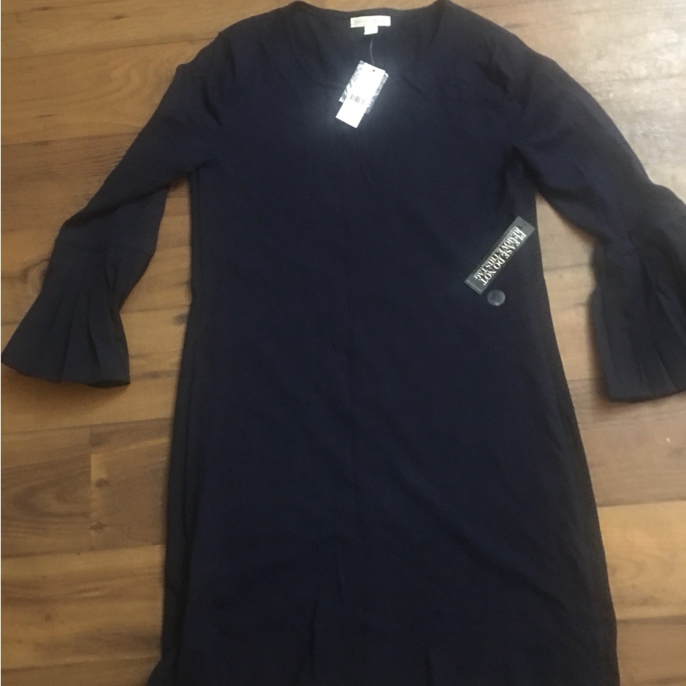 Elegant Navy Blue Dress